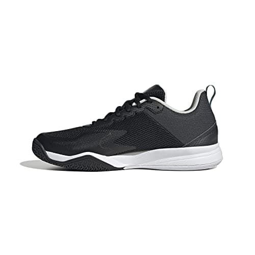 Image of adidas Men's Courtflash Speed Tennis Shoes, Cloud White/Core Black/Cloud White, 9 UK