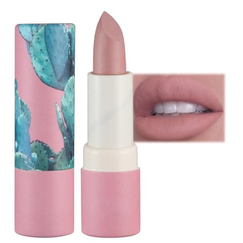Image of Matte Pale Pink Lipstick - Highly Pigmented, Smooth, & Waterproof, Shade 04
