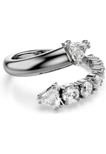 Image of Swarovski Unisex metal and crystal ring 32031309, Crystal, No gemstones