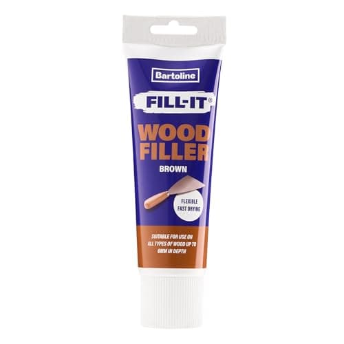Image of Bartoline Ready Mixed Wood Filler Brown 330g – Flexible, Paintable Wood Repair for Interior & Exterior Use