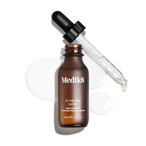 Image of Medik8 C-Tetra Luxe - Lipid 14% Vitamin C Enhanced Radiance Serum -Smooths Fine Lines & Uneven Tone - Antioxidant & Nourishing - Dull, Dry Skin Types - 30ml