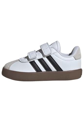 Image of adidas Unisex Kids VL Court 3.0 Shoes Infants, Cloud White/Core Black/Grey One, 6.5 UK Child