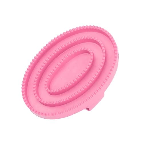Image of GS Equestrian & Country Round Rubber Curry Comb (Pink)