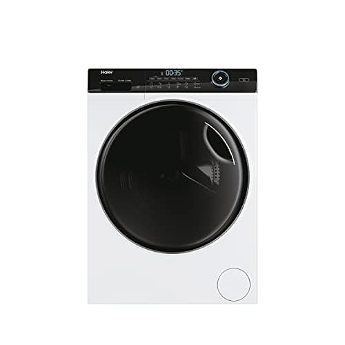 Image of Haier HW90-B14959U1 Freestanding Washing Machine with LED Display, 9kg Load, 1400RPM, Direct Motion, White, A Rated