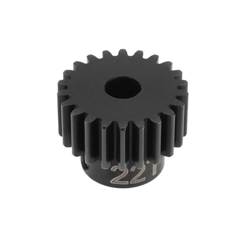 Image of SG Store 22T Pinion Gear, 0.5 Mod Hardened Steel Gear 1/8 Bore Motor Gear Suitable for 2mm Shaft Motor CSG182R08, for RC Car Truck Gear Drive