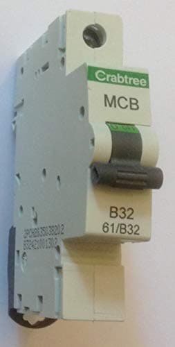 Image of Best Price Square Crabtree 61/B32 MCB | White | Starbreaker B32 Circuit Breaker