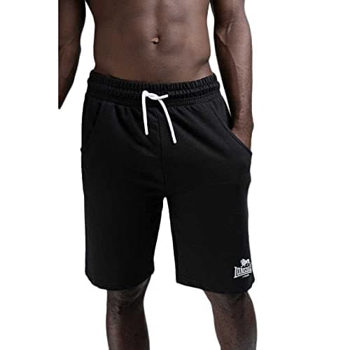 Image of Lonsdale Men's Coventry Shorts, Black/White, L