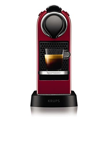 Image of NESPRESSO KRUPS Citiz XN741540 Pod Coffee Machine-Red