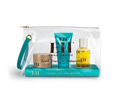 Image of Emma Hardie 3pcs Luxury Spa Collection, Set Includes: 50ml Moringa Luxury Body Butter, 50ml Moringa Luxury Bath & Shower Oil and 30ml Moringa Cleansing Balm, Cruelty Free, Dermatologically Tested