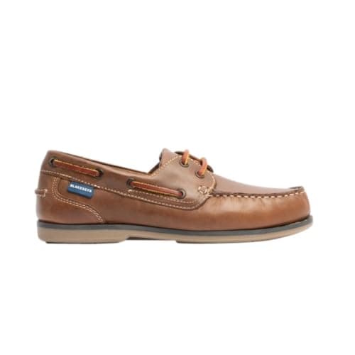 Image of Blakeseys SOPHIE Womens Leather Deck Shoes Waxy Brown