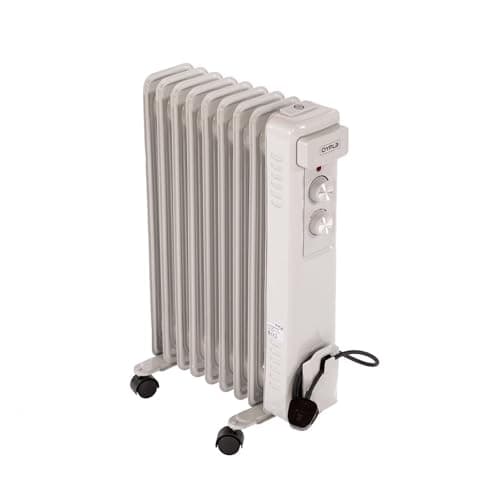 Image of Oypla Electrical 2000W 9 Fin Portable Oil Filled Radiator Electric Heater