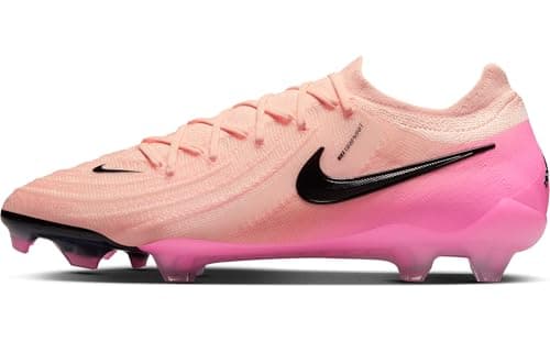 Image of Nike Men's Phantom GX 2 Elite FG Low-Top Football Boots, Crimson Tint Black Pink Blast, 11.5 UK