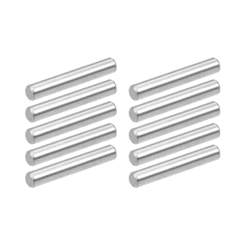 Image of TA-VIGOR 10Pcs 4mm x 25mm Dowel Pins, 304 Stainless Steel Shelf Support Cylindrical Pin Pegs Shelf Support Pegs Fasten Elements for Furniture, Cabinets, and Mechanical Applications