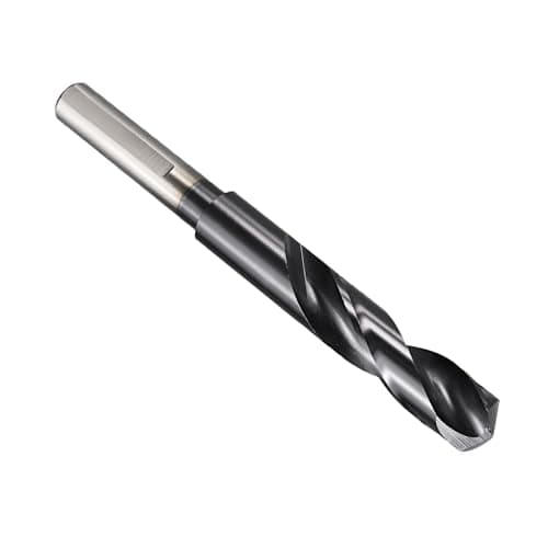 Image of PATIKIL 16.7mm Drill Bit 21/32", 1/2" Reduced Shank M35 Cobalt 5% HSS with Titanium Aluminum Nitride Coating 135° Split Point for Hard Metal Stainless Steel High-speed Cutting