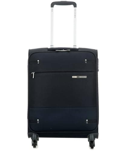 Image of Samsonite Base Boost - Hand Luggage Suitcase 55 x 40 x 20 cm, Soft Luggage Cabin Trolley Suitable for Most Airlines, Including Ryanair & easyJet, TSA Lock, Lightweight, 39 L, Navy Blue