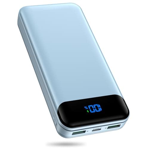 Image of Enerwow Power Bank, 27000mAh Portable Charger PD3.0 QC4.0 Fast Charging, Battery Pack Phone Charger with USB C (In & Out), Powerbank with LED Display for iPhone, Huawei, Tablets