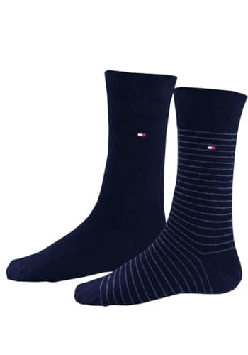 Image of Tommy Hilfiger Mens Classic CLSSC SOCK, Navy, 9-11 UK