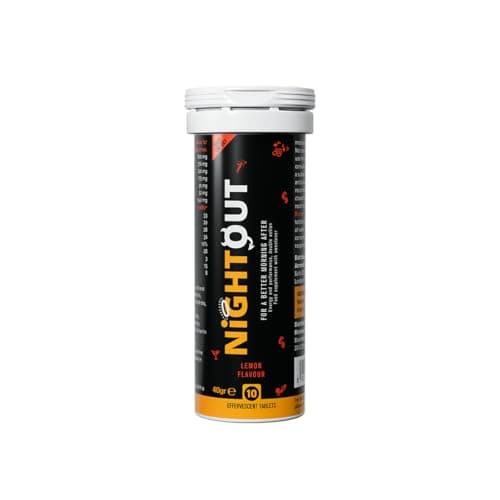 Image of Fast&Up Nightout | Recovery Drink | Electrolyte, Amino Acid & B-Vitamin Drink | Zero Sugar | Fizzy Lemon Flavour | 10 Effervescent Tablets | to Support a Fresh & Energised Morning After
