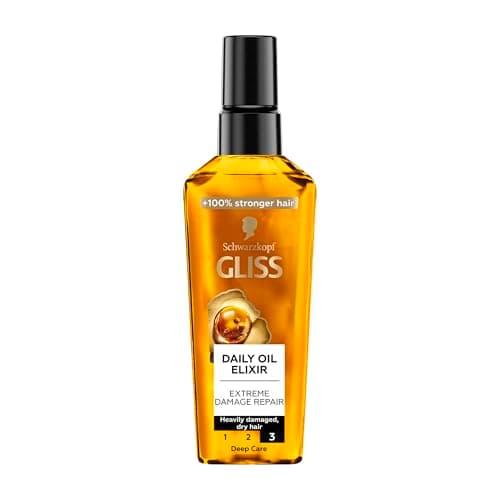 Image of Schwarzkopf Gliss Daily Oil Eliksir for Daily Use with Argan Oil and Vitamin E 75 ml