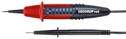 Image of GEDORE Red Electrical Tester with LED Display in Accordance with DIN ISO 0680 Protection Class IP65