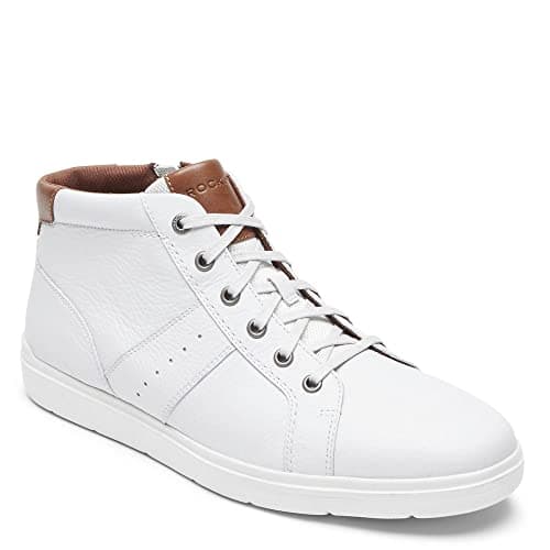 Image of Rockport Mens Total Motion Lite Zip Chukka, White, 7