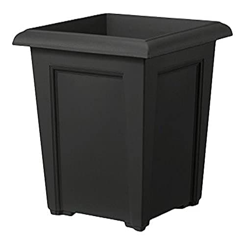 Image of Stewart 9299005 40 cm Square Regency Planter - Black