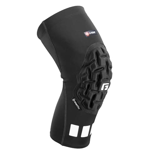 Image of G-Form Pro Handball 180 Padded Knee Sleeve (Single) - Lightweight, Breathable and Flexible Support for Athlete Comfort and Protection - Black, Medium