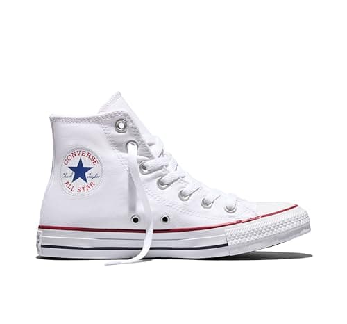 Image of Converse Unisex-Adult Chuck Taylor All Star Hi-Top Trainers,(Optical White)- 5 UK