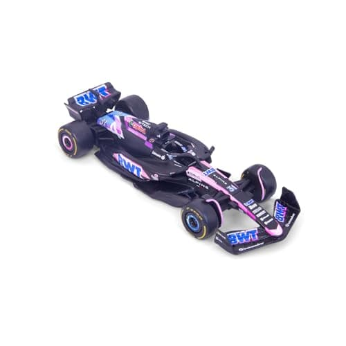 Image of Bburago F1 BWT ALPINE F1 TEAM A524 (2024) - OCON - 1:43 Scale - Incredibly Detailed Die-Cast Replica Collectible Race Car Model, Multiple Colours