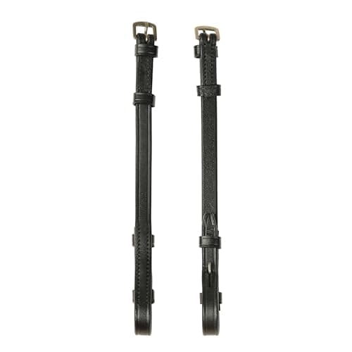 Image of Kincade Classic Cheek Pieces, Black, Cob