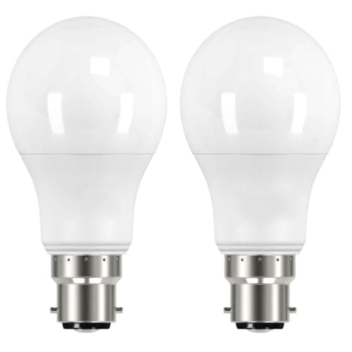 Image of Inspired Essentials B22 Bayonet LED Bulb, Warm White 3000K, 150W 150 Watts Equivalent, 18W B22 GLS Bulbs, Light Bulbs, Energy Saving, 2452 Lumen, Non-Dimmable, Extra Bright, Pack of 2