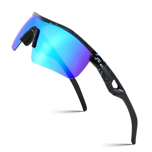 Image of FEISEDY Kids Sunglasses Boys Girls Polarised Sports TR90 Lightweight Frame Cycling Childrens Sunglasses B2454