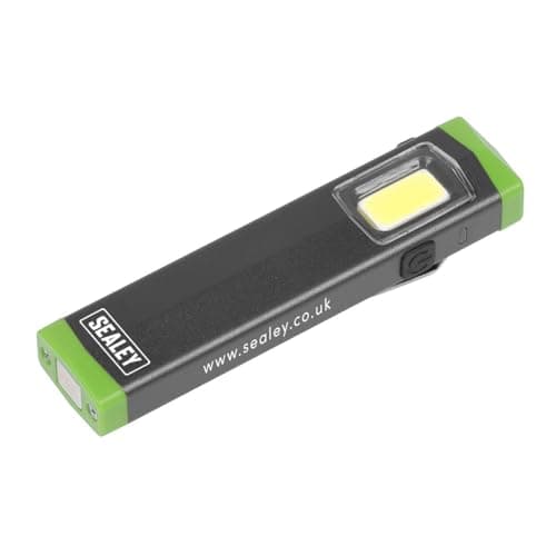 Image of Sealey Aluminium Mini Hand Torch, 3W COB LED, 500lm, Super Beam - LED500SB
