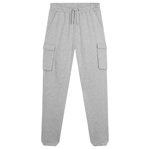 Image of CityComfort Mens Cargo Joggers with 4 Pockets, Comfy, Casual, Stylish Sweatpants - Gifts for Him (Grey, XL)