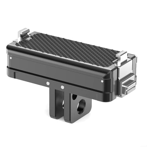 Image of HomeVortex Aluminum Alloy Magnetic Stand for For Insta360 Go Ultra, Lightweight Shock-Absorbing Mount with 1/4" Screw Hole for Tripod, Cycling Hiking Car Filming Accessory,