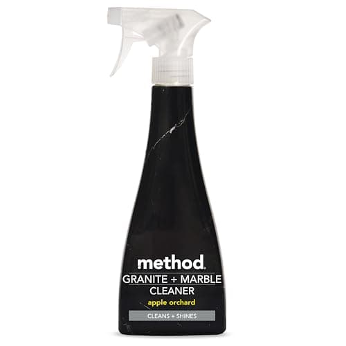 Image of Method Surface Cleaner, For Granite & Marble, Non-Abrasive Cleaning Spray, Gently Cleans and Shines, Pack of 1, 354 ml