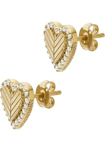 Image of Emporio Armani Women's Gold-Tone Sterling Silver Earring, EG3624710