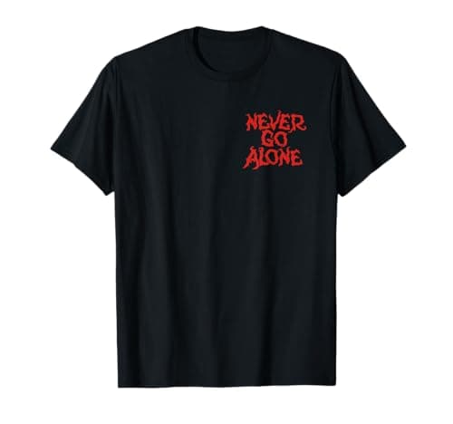 Image of Halloween Horror Nights Never Go Alone Raven Front & Back T-Shirt