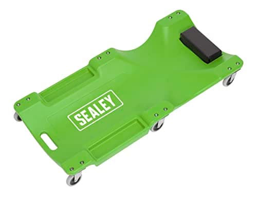 Image of Sealey SCR80HV Composite Creeper - Hi-Vis Green