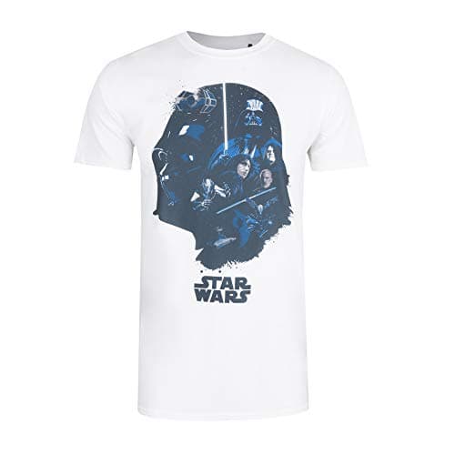 Image of Star Wars Men's Sith Group Regular Fit Crew Neck Short Sleeve T - Shirt, White (White White), Xx-Large (Manufacturer Size: Xx-Large)
