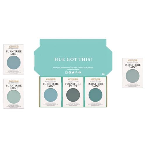 Image of Rust-Oleum Furniture Paint in Chalky Finish – Ocean Blues Tester Box