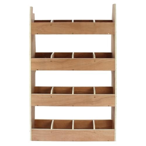 Image of Van Racking Unit Tool Storage Ply Toolbox Shelves Shelving Rack Organiser Removable Dividers Driver & Passenger Side 4 Shelves 16 Compartments 12mm Thick Plywood 116 x 67.5 x 28.5cm FREE Fixings