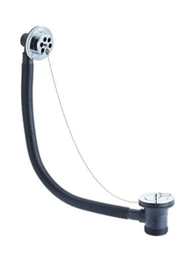 Image of Bristan W BATH02 C Bath Waste with Abs Plug Slotted C, Chrome
