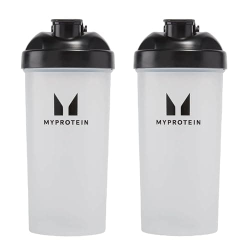 Image of Myprotein Shaker Bottles Pack of 2-600ml, BPA-Free Protein Shakers, Ideal for Mixing Protein Shakes, Smoothies, and Supplements, Leak-Proof Design