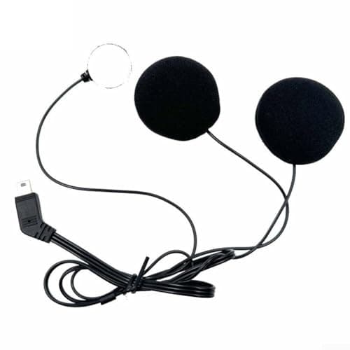 Image of Motorcycle Helmet Headphones, Headphones Microphone For Cardo Edge Motorcycle Bluetooth-compatible Intercom System(B)