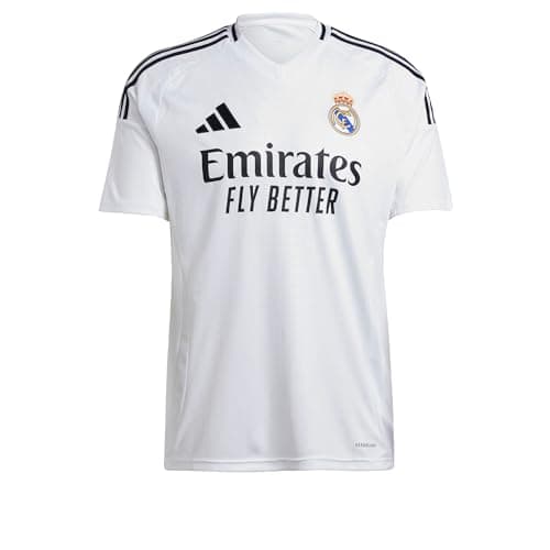 Image of adidas Real Madrid 24/25 Home Jersey, Recycled Polyester, White