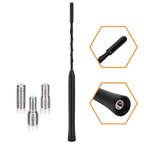 Image of PAIRIER Universal Roof DAB Car Radio Antenna 23cm with M4/M5/M6 Thread and Strong FM/DAB Reception
