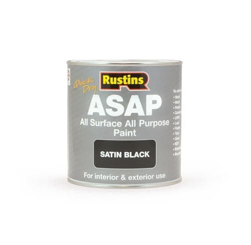 Image of RUSTINS Decorative Paints, Black, 1 L (Pack of 1)