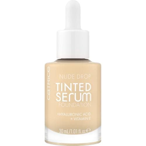 Image of Catrice Nude Drop Tinted Serum Foundation, longlasting, mattifying, caring, natural, matte (30ml)