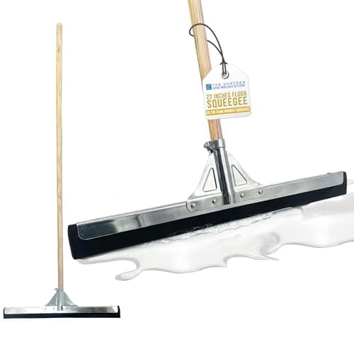 Image of 22 Floor Squeegee with 120cm Squeegee Long Handle, Floor Wiper with 2-Layer Foam Blade, Outdoor/Indoor Wet Room Floor Squeegee Heavy Duty, Ideal Squeegee Mop for Home